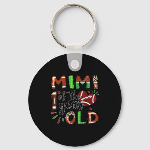 Mimi Of The 1 Year Old Football 1st Birthday Boy Key Ring