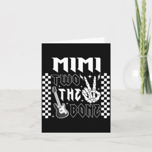 Mimi Of The Bad Two The Bone Birthday 2 Years Old Card