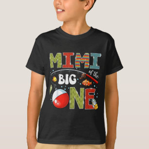 Mimi of the big one fishing 1st birthday boy party T-Shirt