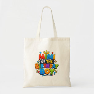 Mimi Of The Birthday Boy Cute Family Birthday Tote Bag
