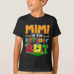 Mimi Of The Birthday Boy Game Gaming Family Party  T-Shirt