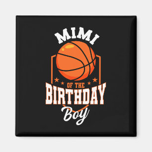 Mimi Of The Birthday Boy Sketll Theme Bday Party Magnet
