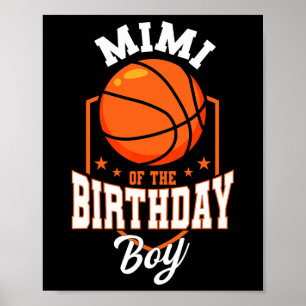 Mimi Of The Birthday Boy Sketll Theme Bday Party  Poster