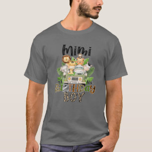 Mimi Of The Birthday Boy Zoo Safari Jungle Family T-Shirt