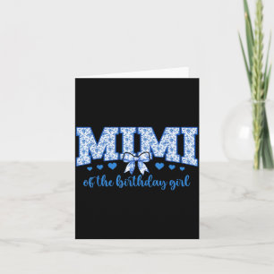Mimi of The Birthday Girl Blue Chinoiserie Floral Card