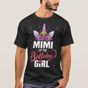 Mimi Of The Birthday Girl Princess Matching Family T-Shirt