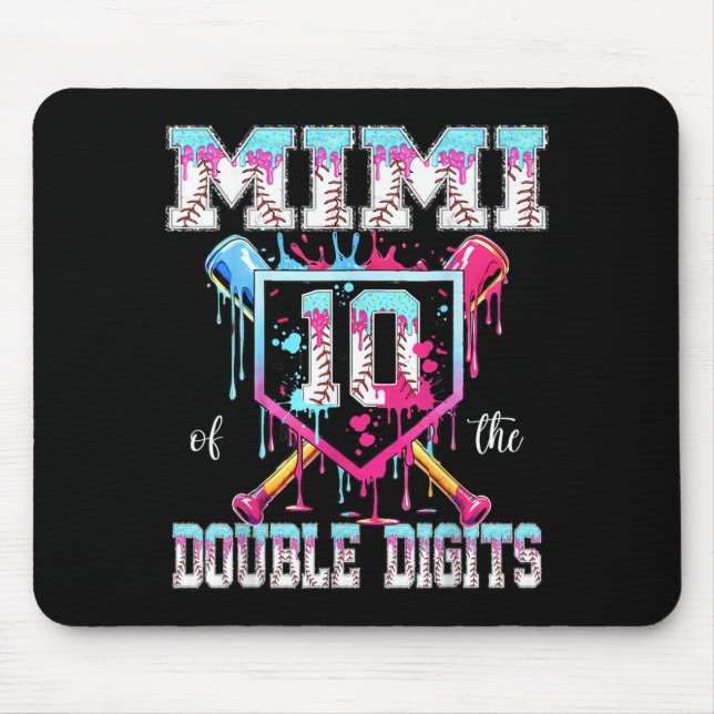 Mimi Of The Double Digits 10th Birthday Boy Mouse Pad (Front)
