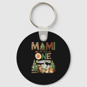 Mimi of the one happy camper 1st birthday camping key ring
