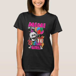 Mimi Of The Panda Bear Birthday Animal Lover Boys T-Shirt