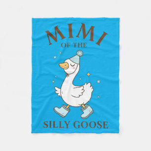 Mimi Of The Silly Goose Birthday Family 1st Fleece Blanket