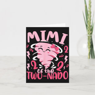 Mimi of the two-nado tornado themed 2nd birthday card