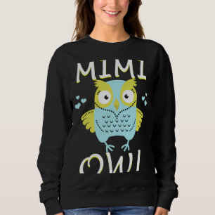 Mimi Owl Cute Grandma Owl Sweatshirt