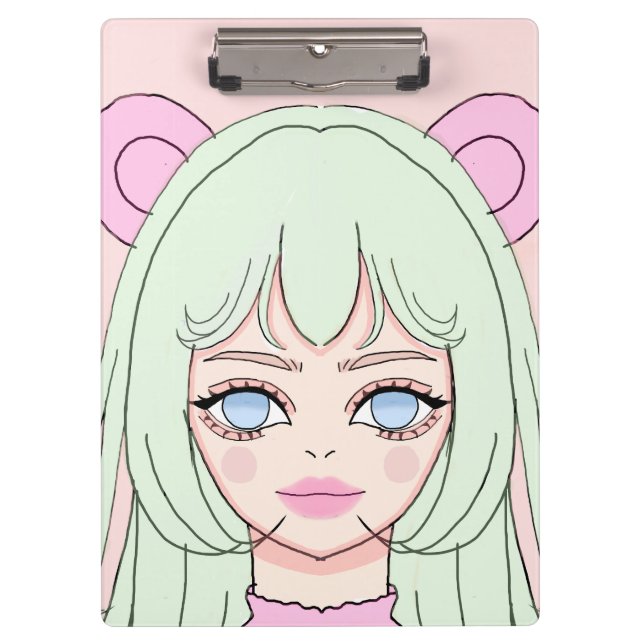 mimi’s soft touch –anime clipboard  (Front)