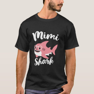Mimi Shark Mother s Day Grandma Funny  T-Shirt