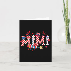 Mimi Sungles Usa Flag Fireworks Patriotic 4th Of J Card
