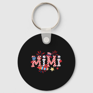 Mimi Sungles Usa Flag Fireworks Patriotic 4th Of J Key Ring