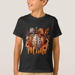Mimi Thanksgiving Leopard Pumpkin Sunflower Coquet T-Shirt