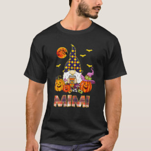Mimi Witch Gnome Halloween Pumpkin Grandma 2021 T-Shirt