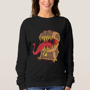 Mimic Dice Chest D20 Treasure Tabletop Game Rpg G Sweatshirt