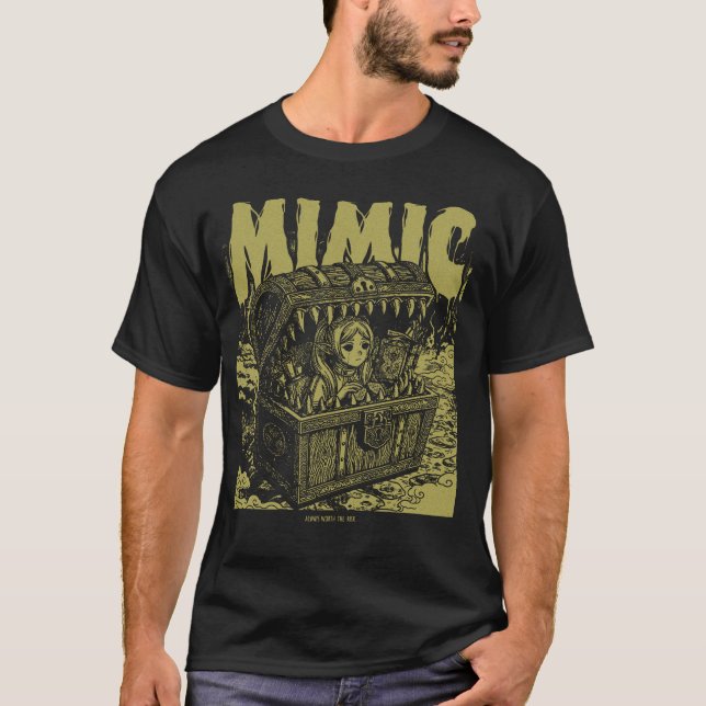 Mimic Metal Design T-Shirt (Front)