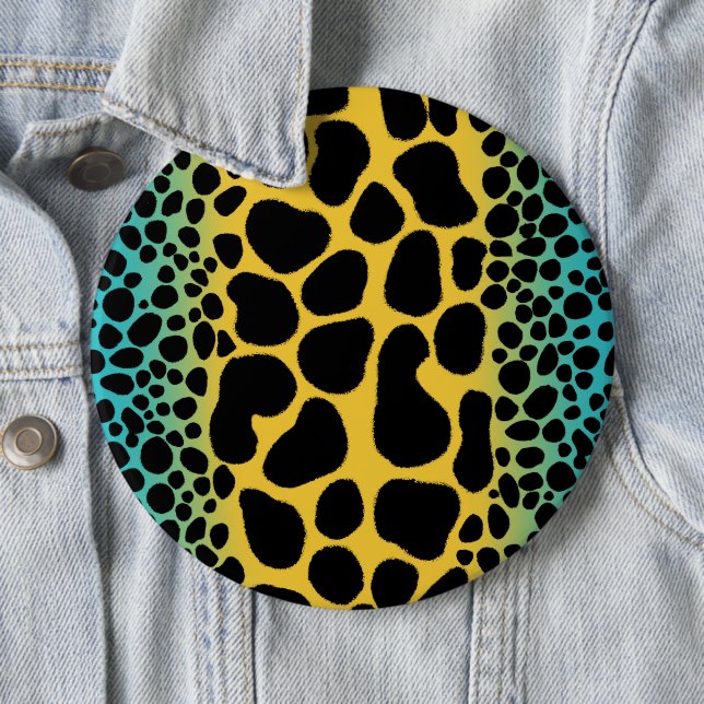 Mimic Poison Dart Frog 6 Cm Round Badge (In Situ)