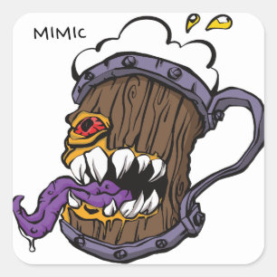 Mimic Square Sticker