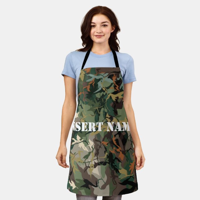 Mimicking Nature: The Science of Camouflage Apron (Worn)