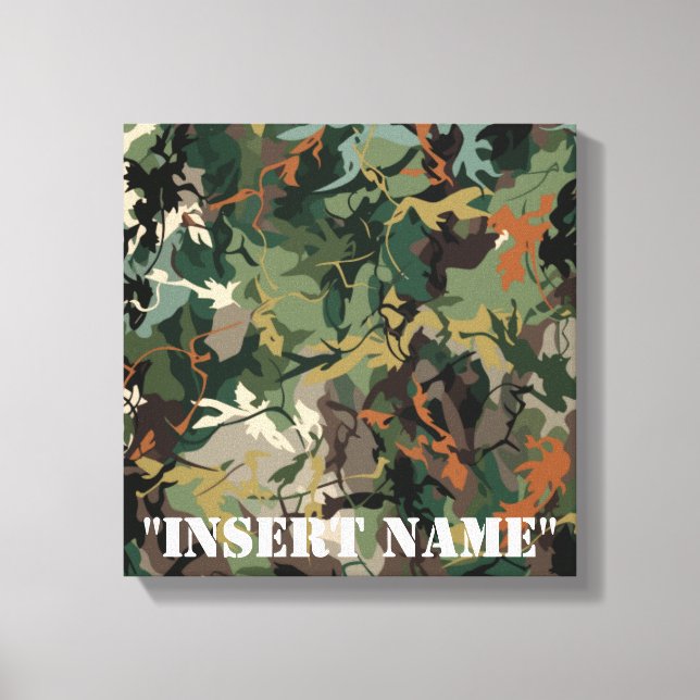 Mimicking Nature: The Science of Camouflage Canvas Print (Front)