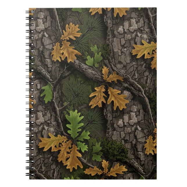 Mimicry Camouflage Pattern Notebook (Front)