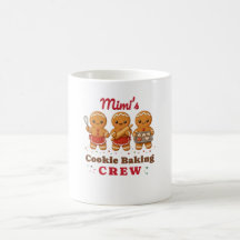 Mimi's Cookie Baking Crew Christmas Mug