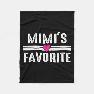 Mimi's Favorite  Fleece Blanket