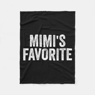 Mimi's Favorite Funny Granhild  Fleece Blanket