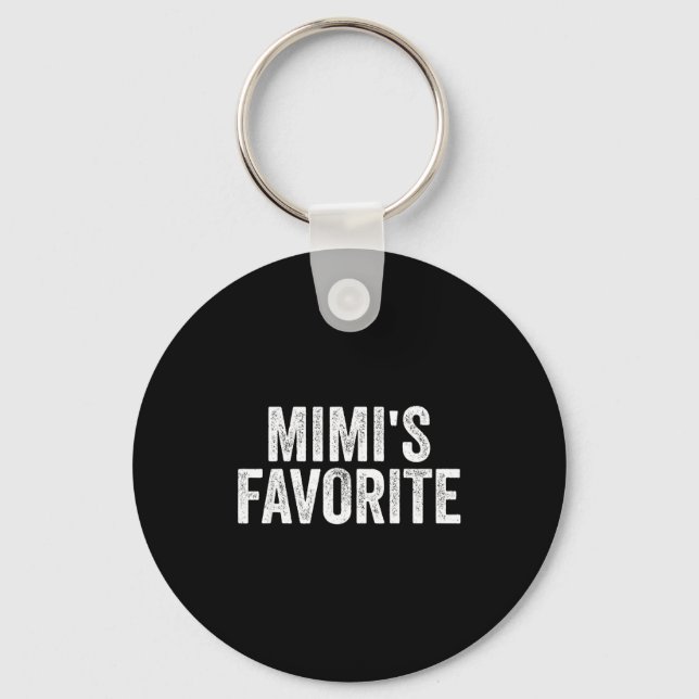 Mimi's Favorite Funny Granhild  Key Ring (Front)