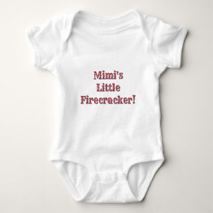 Mimi's Little Firecracker! USA 250 Fireworks Baby Bodysuit