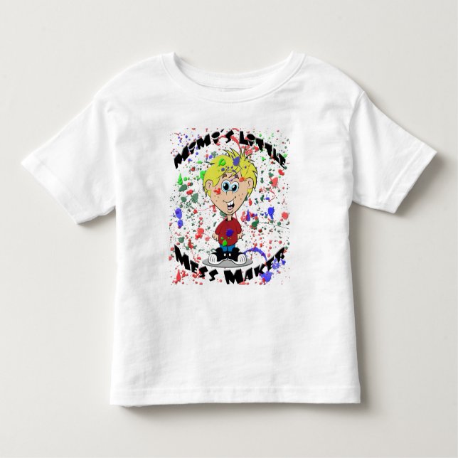 Mimi's Little Mess Maker Toddler T-Shirt (Front)