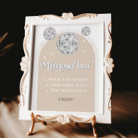 Mimosa Bar Bubbly Disco Ball Bridal Shower