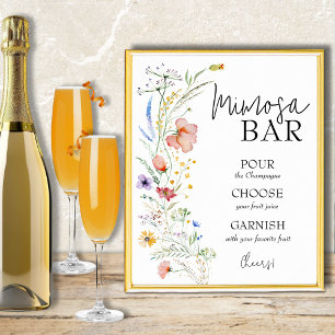 Mimosa Bar Poster