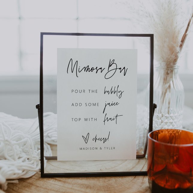Mimosa Bar Sign Bridal Shower Wedding Party G400 (Creator Uploaded)