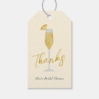 Mimosa Brunch Cocktail Glass Bridal Shower Favour