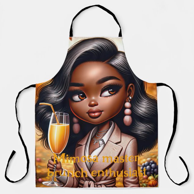 Mimosa Enthusiast: Brunch Bosses  Apron (Front)