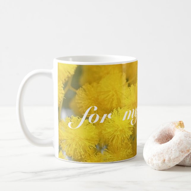 mimosa for Mum Coffee Mug (With Donut)