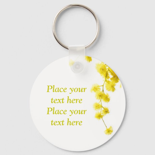 Mimosa Key Ring (Front)