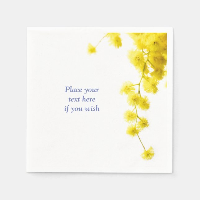 Mimosa Napkin (Front)