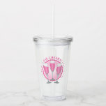 Mimosa Pink Champagne Glasses<br><div class="desc">Personalise it with your name or message. Say cheers to this cute illustration of sparkling champagne glasses. A fun design for a brunch,  bachelorette,  drinks after work,  girl's night out,  cocktail party,  or any celebration. Colourful,  pink champagne mimosa drinks,  sparkling wine,  prosecco.</div>