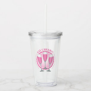 Mimosa Pink Champagne Glasses