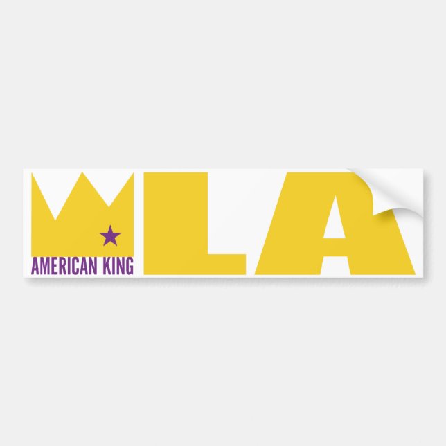 MIMS Bumper Sticker - American King of L.A. (Front)