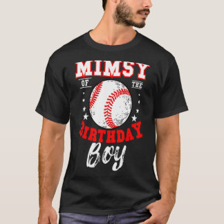 Mimsy Of The Birthday Boy Baseball Theme Bday Cele T-Shirt