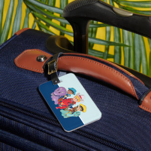 Min and Clover   Dino Ranch Luggage Tag