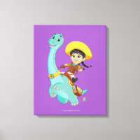 Min & Clover | Happy Cowgirl & Brontosaurus Ride
