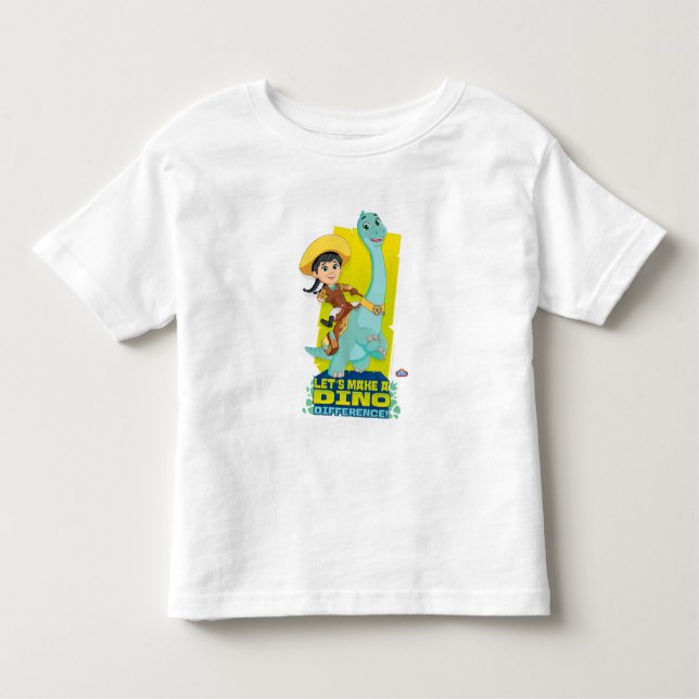 Min & Clover | Making a Dino Difference Toddler T-Shirt (Front)